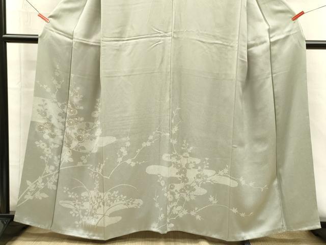 平和屋着物■訪問着 訪問着 駒刺繍 エ霞菊文 金彩 正絹 逸品 DABH5974ya