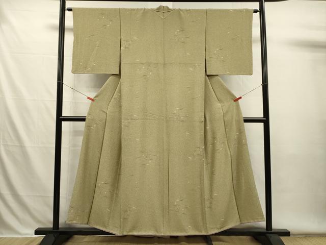 平和屋着物■上質な小紋 南天花文 正絹 逸品 DABH5979ya