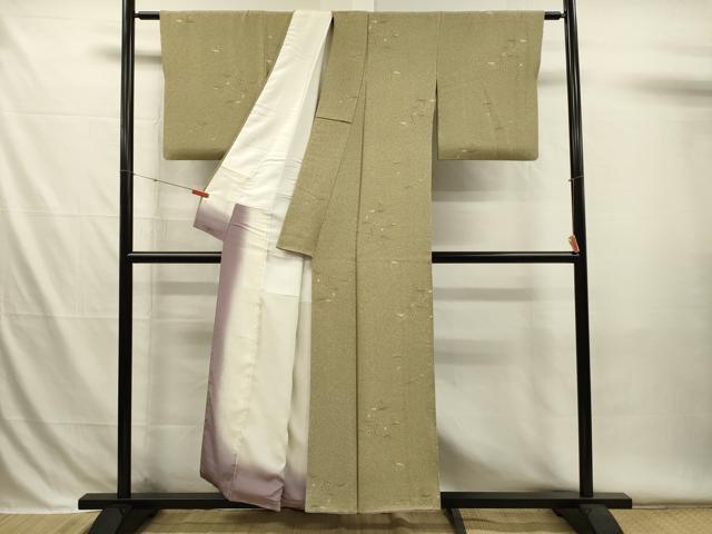 平和屋着物■上質な小紋 南天花文 正絹 逸品 DABH5979ya