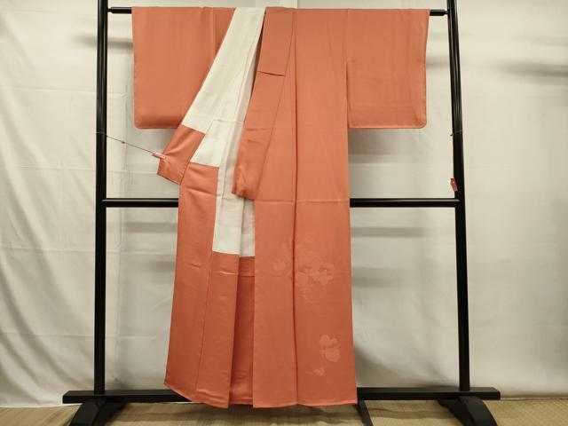 平和屋着物■豪華色留袖 葡萄蔦の葉文 樺色 正絹 逸品 DABH5980ya