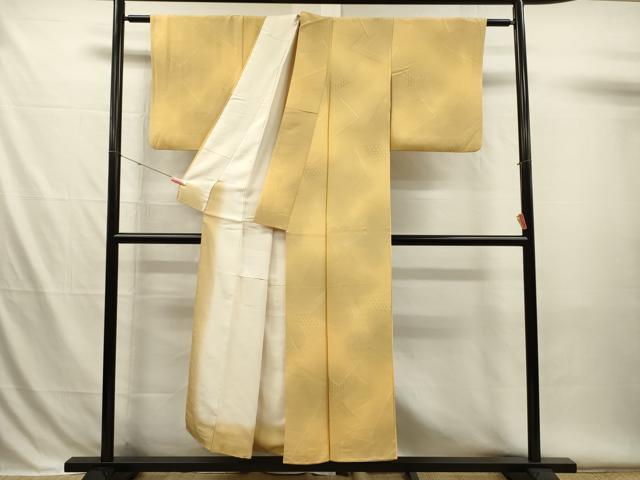 平和屋着物■上質な小紋 七宝色紙文 暈し染め 正絹 逸品 DABH5981ya
