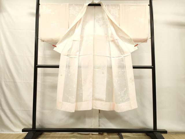 平和屋着物■長襦袢 無双仕立て 舞花地紋 暈し染め 正絹 逸品 DABH5993ya
