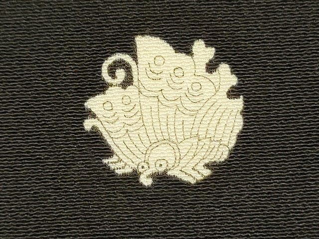 平和屋着物■豪華黒留袖 駒刺繍 流水風景松文 金彩 正絹 逸品 DABH5997ya
