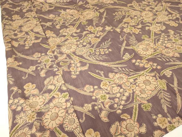 平和屋着物▽上質な小紋 単衣 辻が花 正絹 逸品 DABH6270az