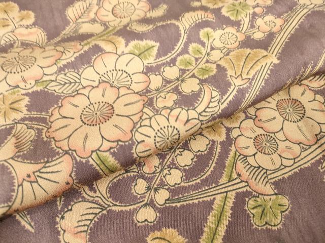 平和屋着物▽上質な小紋 単衣 辻が花 正絹 逸品 DABH6270az
