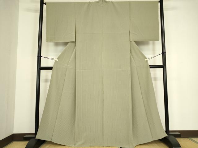 平和屋着物▽江戸小紋 単衣 幾何学柄 正絹 逸品 未使用 DABH6307az