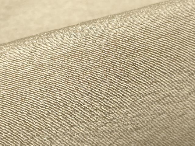 平和屋着物▽上質な色無地 単衣 茶鼠色 正絹 逸品 DABH6418az
