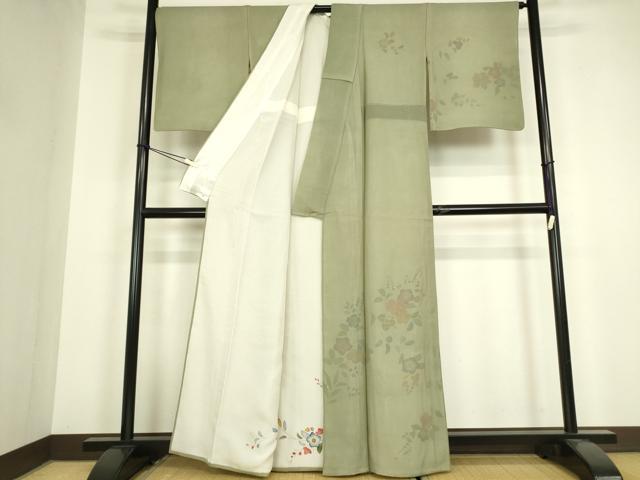 平和屋着物▽訪問着 無双 紗袷 紗×絽 辻が花 正絹 逸品 DABH6429az