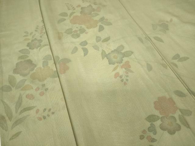 平和屋着物▽訪問着 無双 紗袷 紗×絽 辻が花 正絹 逸品 DABH6429az