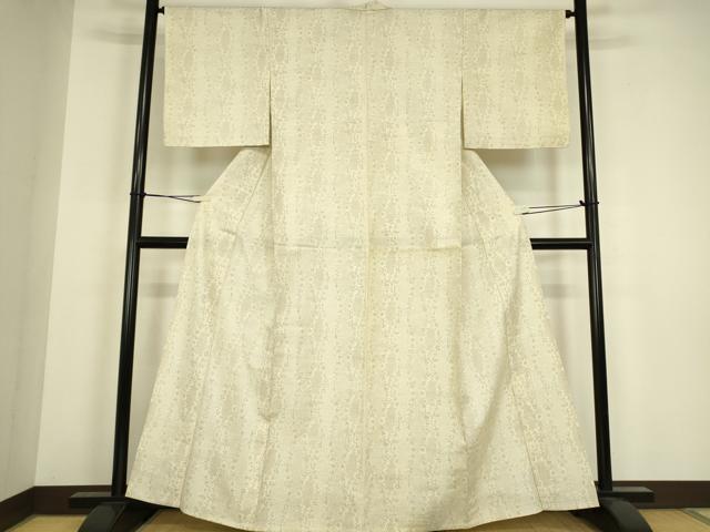平和屋着物▽上質な紬 単衣 花間道 正絹 逸品 DABH6433az
