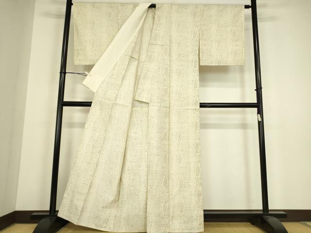 平和屋着物▽上質な紬 単衣 花間道 正絹 逸品 DABH6433az