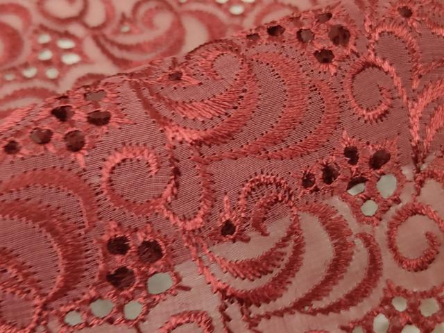 平和屋着物▽道行コート スリーシーズン 春夏秋 塵除け 葡萄文 紅海老茶色 DABH6434az
