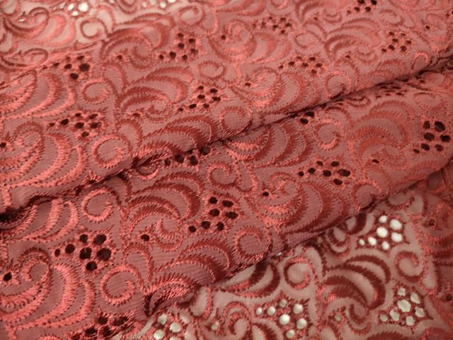 平和屋着物▽道行コート スリーシーズン 春夏秋 塵除け 葡萄文 紅海老茶色 DABH6434az