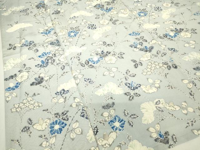 平和屋着物▽上質な小紋 単衣 辻が花 正絹 逸品 DABH6590az