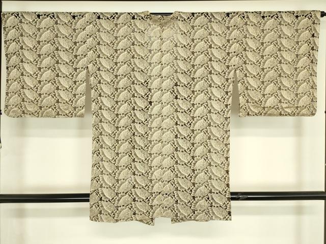 平和屋着物▽道行コート スリーシーズン 春夏秋 塵除け 総レース 舞葉文 DABH6824az