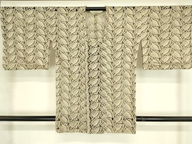 平和屋着物▽道行コート スリーシーズン 春夏秋 塵除け 総レース 舞葉文 DABH6824az