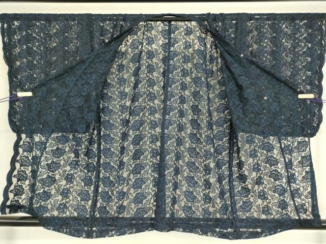 平和屋着物▽道行コート スリーシーズン 春夏秋 塵除け 総レース 花尽くし DABH6826az