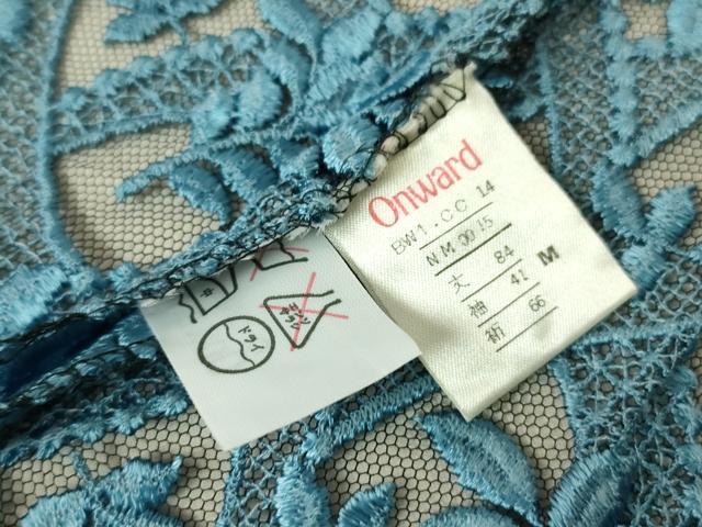 平和屋着物▽道行コート スリーシーズン 春夏秋 塵除け 総レース 草花文 オンワード樫山 DABH6831az