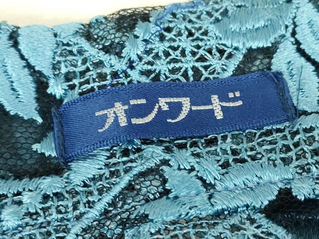 平和屋着物▽道行コート スリーシーズン 春夏秋 塵除け 総レース 草花文 オンワード樫山 DABH6831az