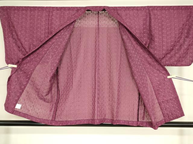 平和屋着物▽道中着 スリーシーズン 春夏秋 塵除け 総レース 舞葉間道 DABH6838az