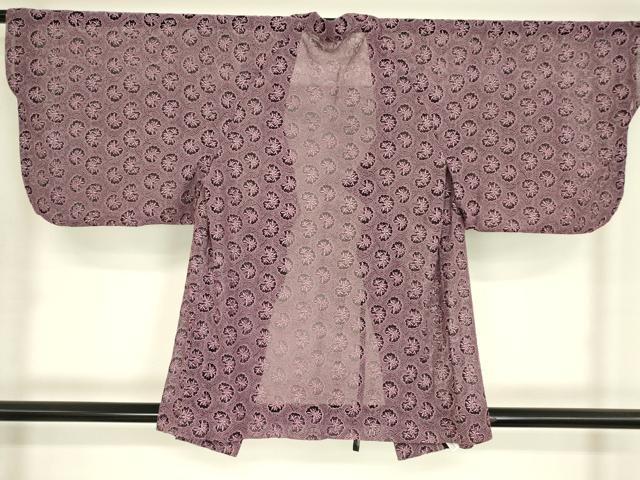 平和屋着物▽道行コート スリーシーズン 春夏秋 塵除け 総レース 舞花文 DABH6847az