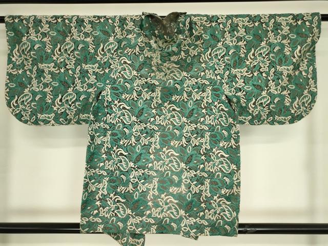 平和屋着物▽道行コート スリーシーズン 春夏秋 塵除け 総レース 更紗花文 DABH6858az