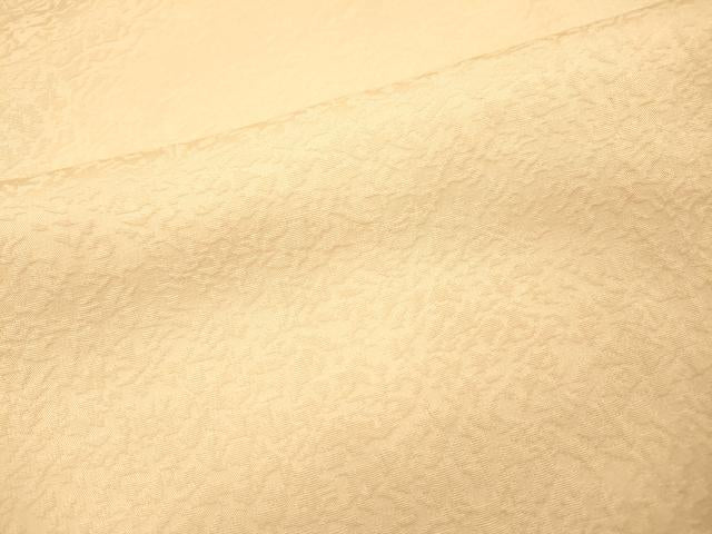 平和屋着物●上質な色無地 霞地紋 肌色 ロング丈 正絹 逸品 未使用 DABH7190fe