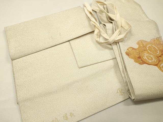平和屋着物▼つけ帯 明つづれ 道長 金糸 正絹 逸品 DABH7198fe