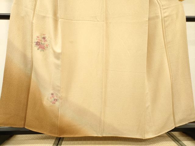 平和屋着物▼中国三大刺繍 スワトウ刺繍 汕頭刺繍 総刺繍 訪問着 亀甲花文 暈し染 正絹 逸品 DABH7249fe