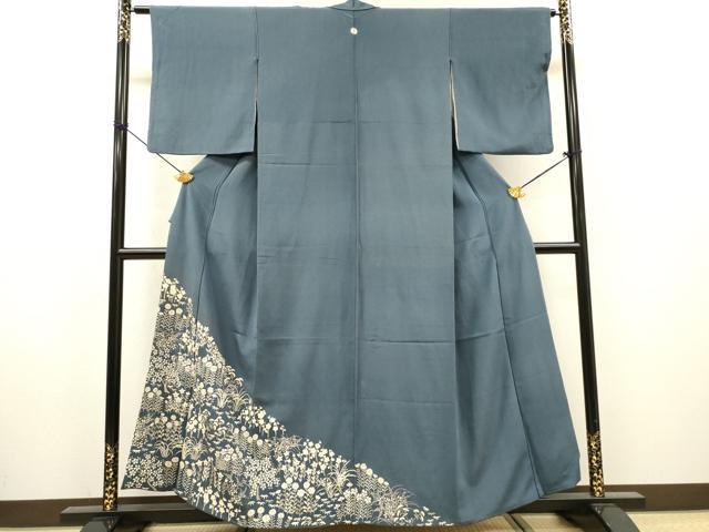 平和屋着物▼豪華色留袖 草花 正絹 逸品 DABH7290fe