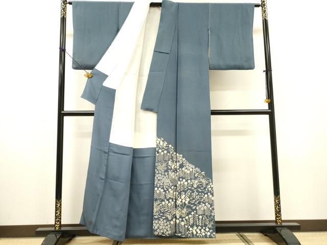 平和屋着物▼豪華色留袖 草花 正絹 逸品 DABH7290fe