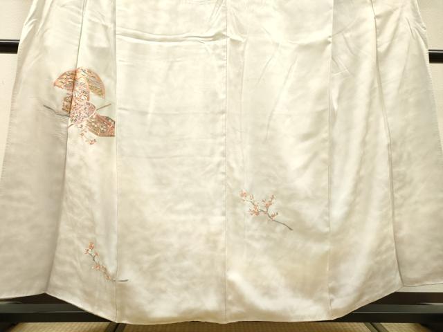 平和屋着物▼訪問着 総刺繍 籬花文 暈し染 正絹 逸品 DABH7299fe