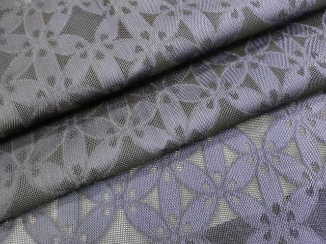平和屋着物▽男性 羽織 スリーシーズン 春夏秋 塵除け 草花 正絹 逸品 DABH7326fe