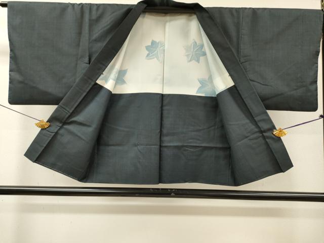 平和屋着物▽男性 単衣 本場大島紬 アンサンブル 仮絵羽 100亀甲 総詰め 正絹 逸品 DABH7441fe