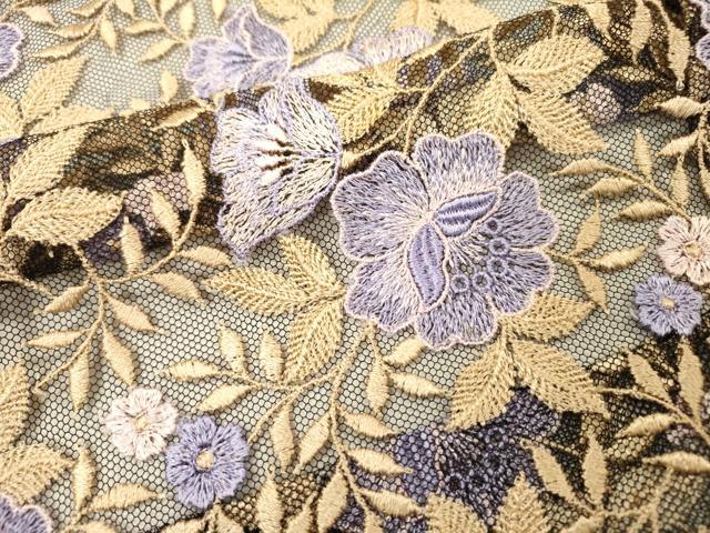 平和屋着物▽道行コート スリーシーズン 春夏秋 塵除け 総レース 草花 DABH7459fe