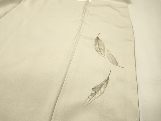 平和屋着物●訪問着 手描き 舞葉文 暈し染 正絹 逸品 未使用 DABH7599fe