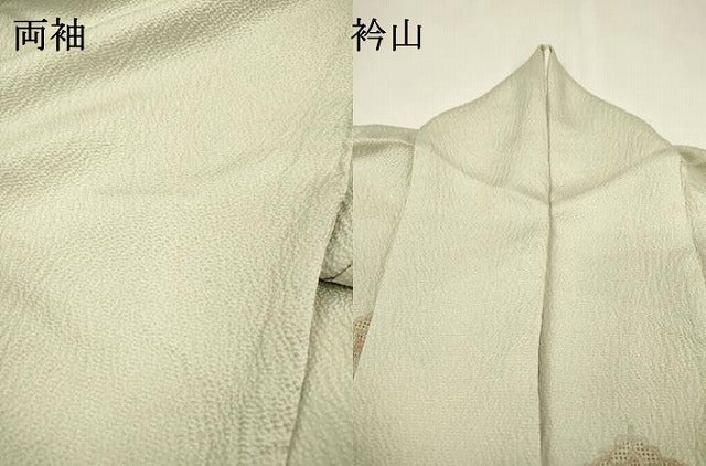 平和屋着物▼中国三大刺繍 スワトウ刺繍 汕頭刺繍 総刺繍 小紋 花菱文 正絹 逸品 DABH7613fe