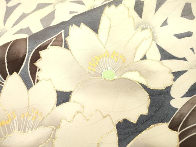 平和屋着物●豪華振袖 花尽くし 暈し染 金彩 正絹 逸品 DABH7727fe
