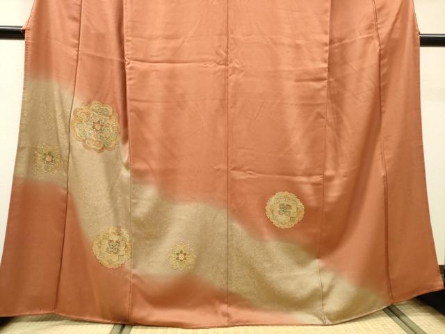平和屋着物▼中国三大刺繍 スワトウ刺繍 汕頭刺繍 総刺繍 色留袖 正倉院 暈し染 金彩 正絹 逸品 DABH7728fe
