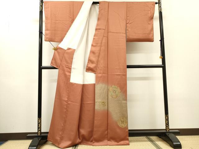 平和屋着物▼中国三大刺繍 スワトウ刺繍 汕頭刺繍 総刺繍 色留袖 正倉院 暈し染 金彩 正絹 逸品 DABH7728fe