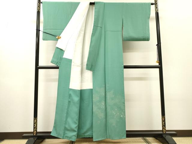 平和屋着物▼豪華色留袖 寿光織 霞文 銀糸 正絹 逸品 DABH7733fe