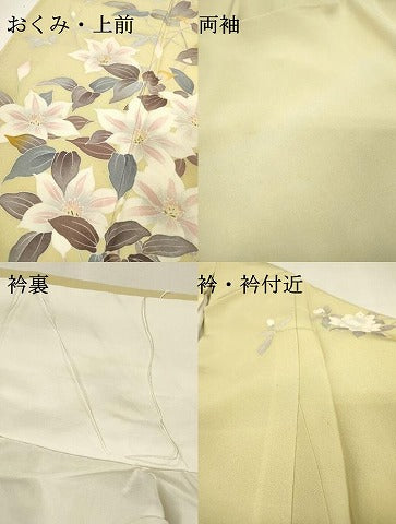 平和屋着物●訪問着 友禅 作家物 草花 暈し染 伊勢丹扱い 正絹 逸品 DABH7949fe