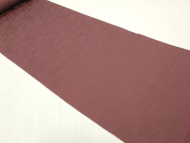 平和屋着物▼羽織・コート 反物 羽尺 流水地紋 紫鳶色 洗える着物 未使用 DABH8002zy