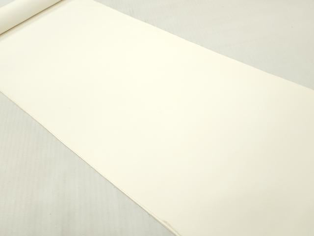 平和屋着物▼白生地 上代紬 反物 着尺 生成り色 逸品 未使用 DABH8076zy