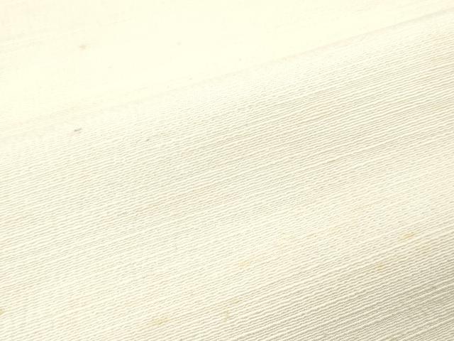 平和屋着物▼白生地 浜紬 反物 着尺 生成り色 逸品 未使用 DABH8078zy