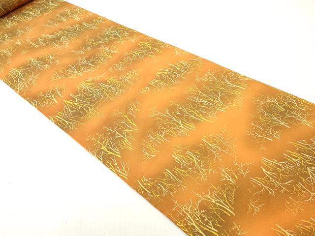 平和屋着物▼小紋 反物 着尺 樹林文 暈し染め 逸品 未使用 DABH8100zy