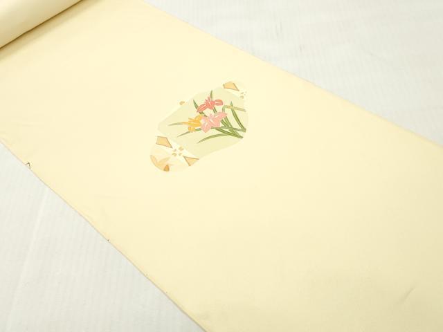 平和屋着物▼付下げ 反物 着尺 刺繍 エ霞草花文 高島屋扱い 逸品 未使用 DABH8114zy
