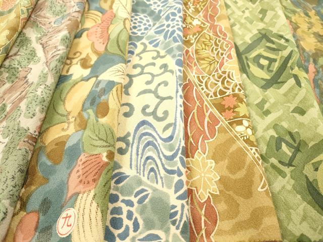 平和屋着物▼ 柄見本 反物 天動 京都誂友禅 リメイク生地 材料 逸品 未使用 DABH8180zy