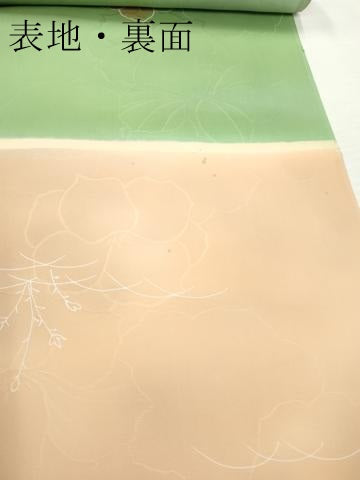 平和屋着物▼柄見本 反物 彩筆 手描染 京都誂友禅 リメイク生地 材料 逸品 未使用 DABH8182zy