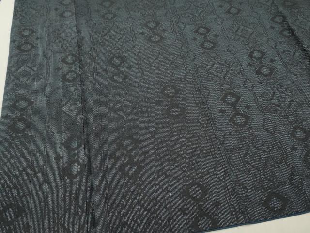 平和屋着物■上質な紬 抽象文様 正絹 逸品 DABH8227zy